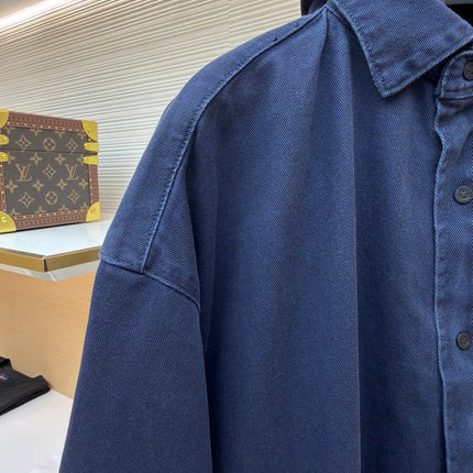 BALENCIAGA 26S HOODED DENIM JACKET 025