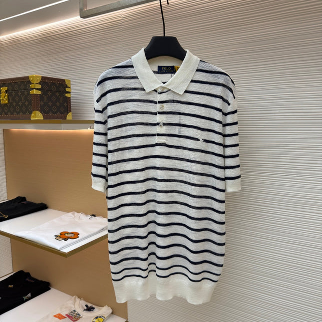 RALPH LAUREN 26S SHORT SLEEVE KNIT POLO TOP 515