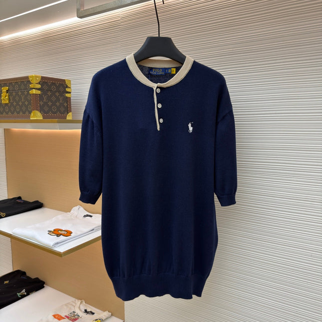 RALPH LAUREN 26S SHORT SLEEVE KNIT SWEATER 340