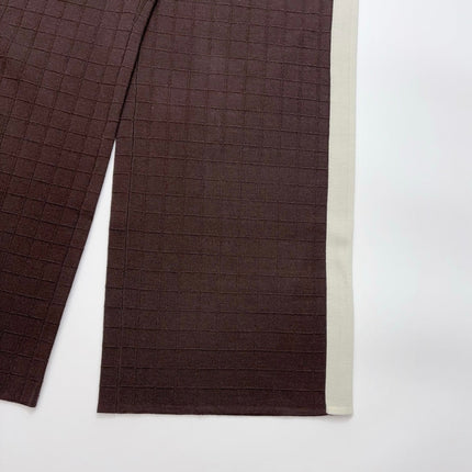 HERMES 25S STRAIGHT-LEG KNIT PANTS 194