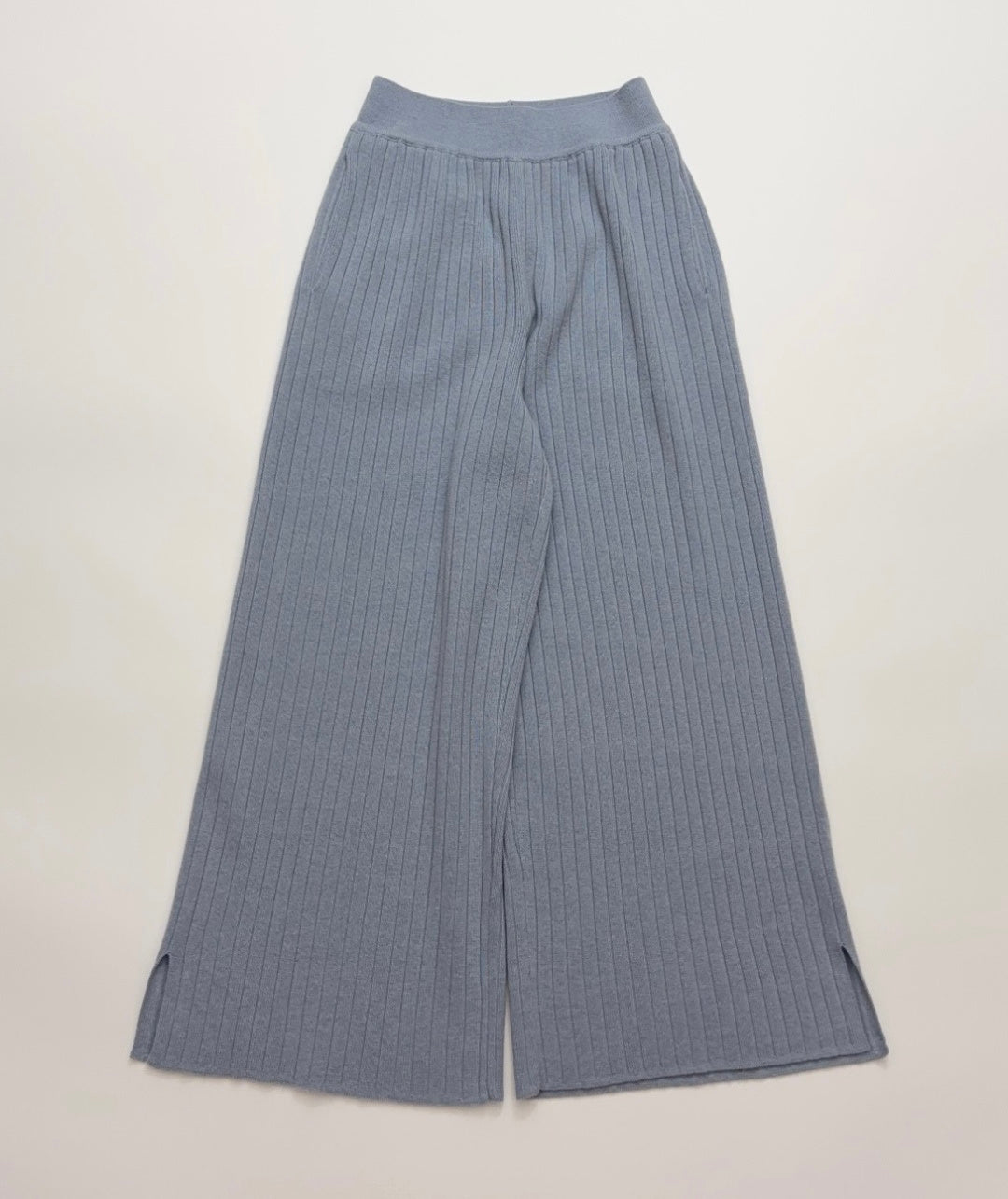 LORO PIANA 26S KNIT FLARED PANTS 768