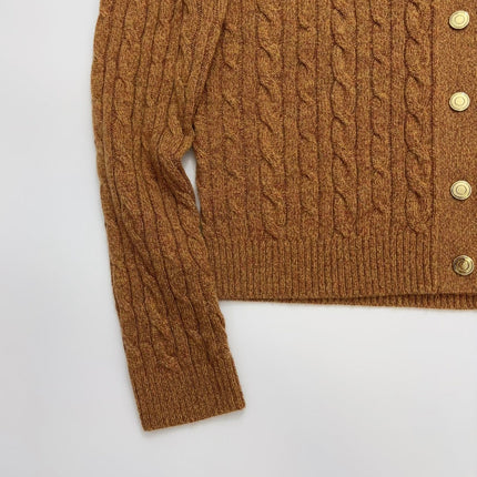 LORO PIANA 26S V-NECK KNIT CARDIGAN 975