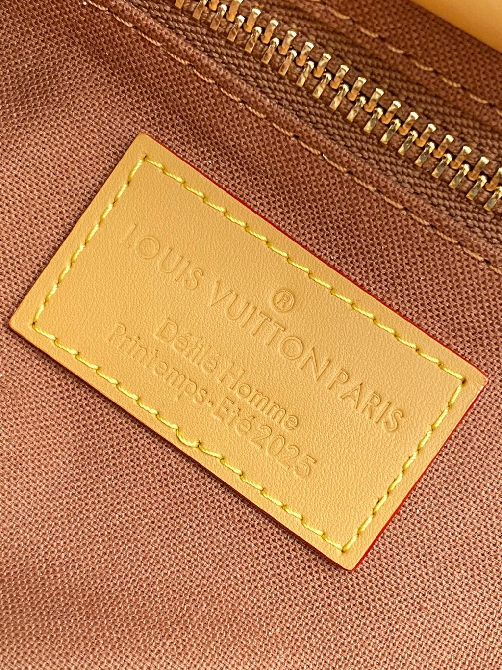 LV 26S LOUIS HANDBAG 25 IN BROWN CALFSKIN