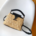 LV CAPUCINES BB BAG 27 PINIC IN BLACK CALFSKIN GOLD HARDWARE