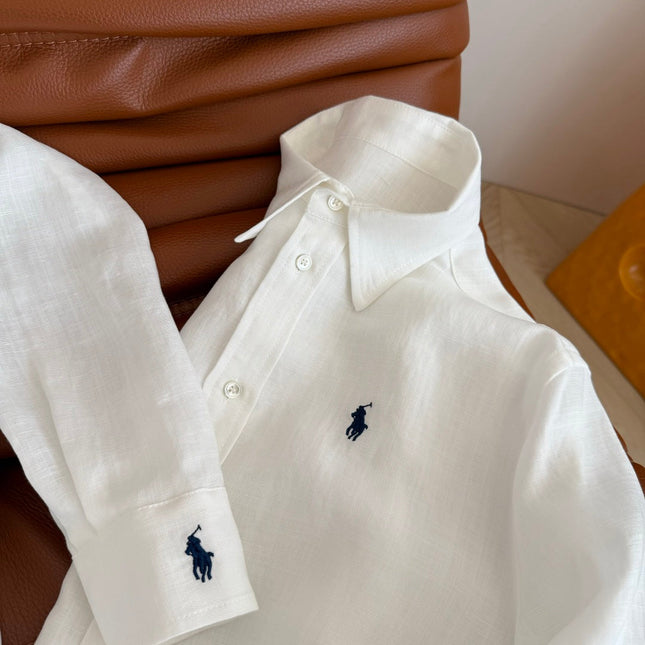 CLASSIC SHIRT OLD MONEY STYLE 25S IN LINEN 265753
