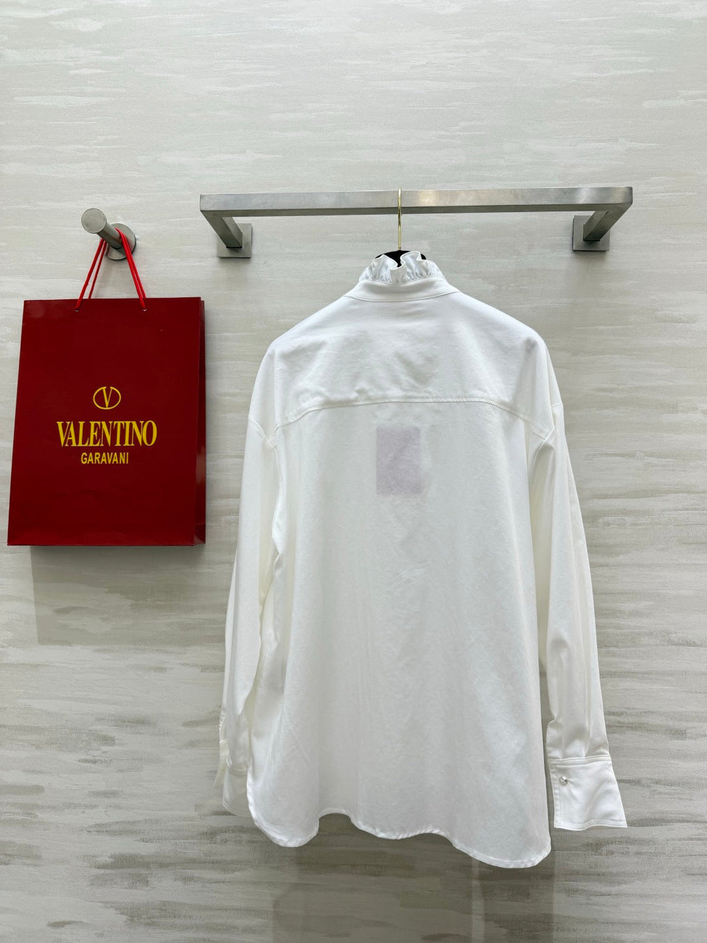 VALENTINO 26S RUFFLED COLLAR SHIRT 139