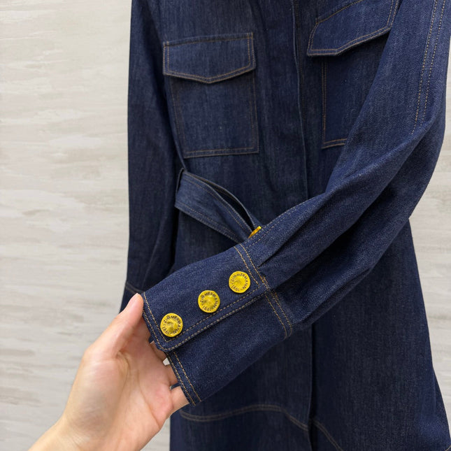 ZIMMERMANN 26S BELTED SHIRT MIDI DRESS 282
