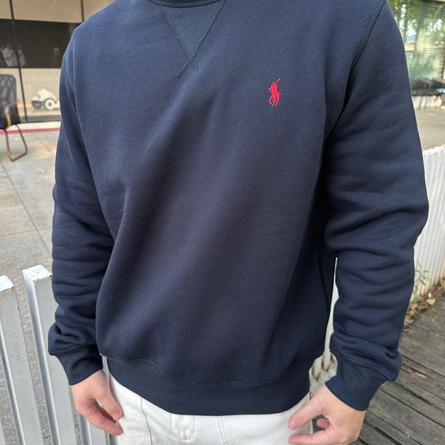 RALPH LAUREN 25S FLEECE SWEATSHIRT WITH EMBROIDERED LOGO 263