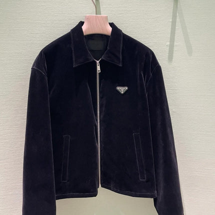 PRADA 25S VELVET JACKET 466