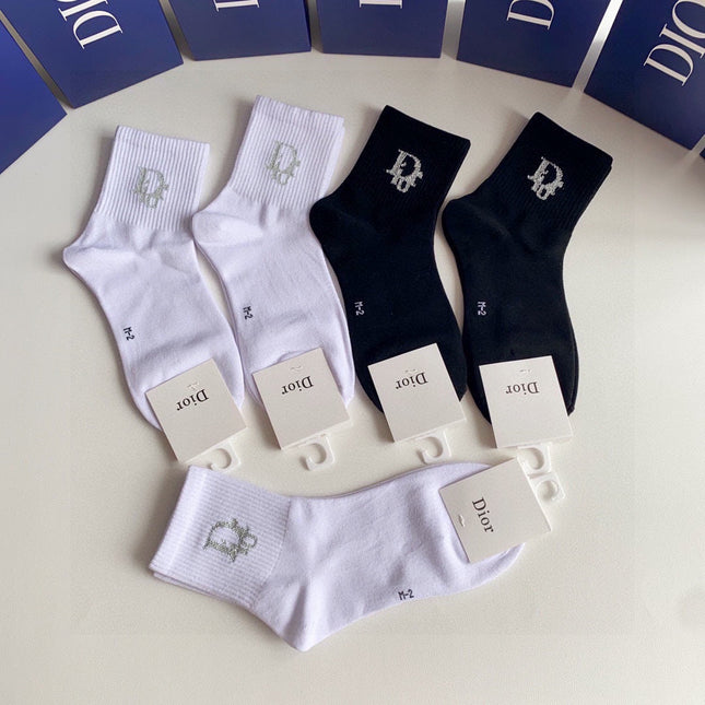 DIOR 26S ANKLE SOCKS 341901 (1 BOX)