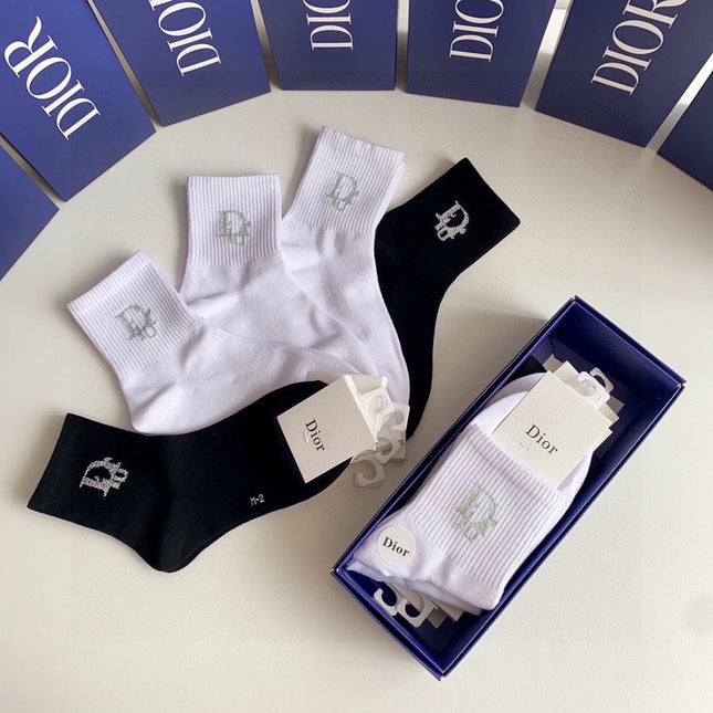 DIOR 26S ANKLE SOCKS 341901 (1 BOX)