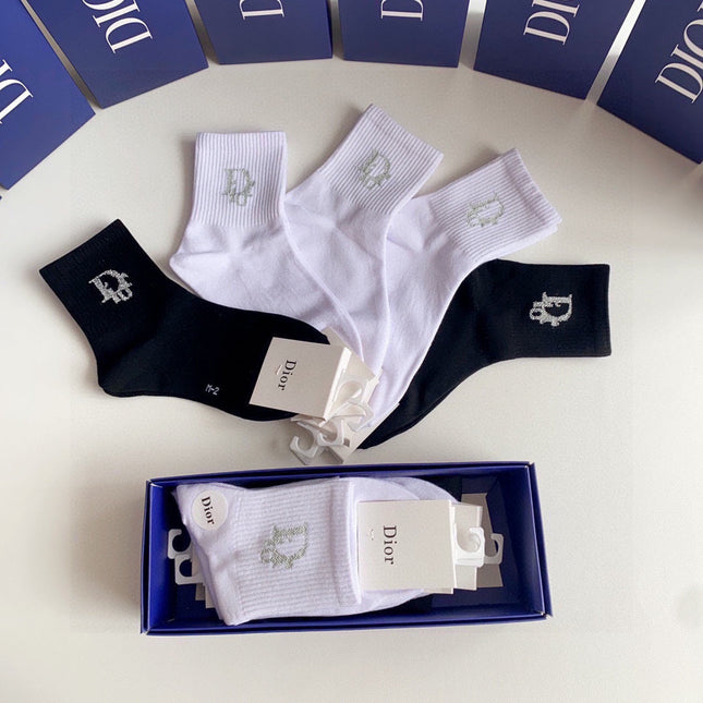 DIOR 26S ANKLE SOCKS 341901 (1 BOX)