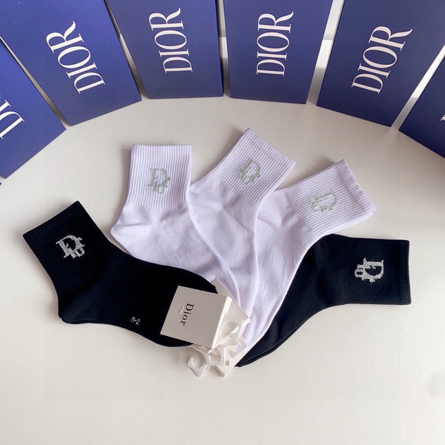 DIOR 26S ANKLE SOCKS 341901 (1 BOX)