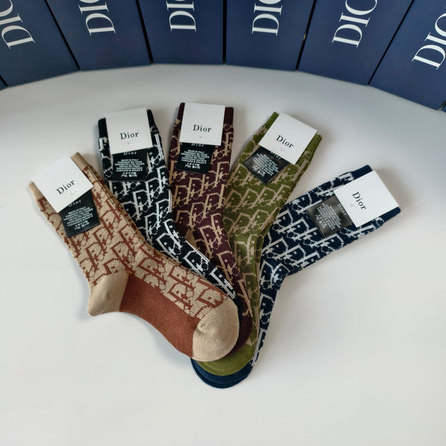 DIOR 26S CREW SOCKS 394043 (1 BOX)
