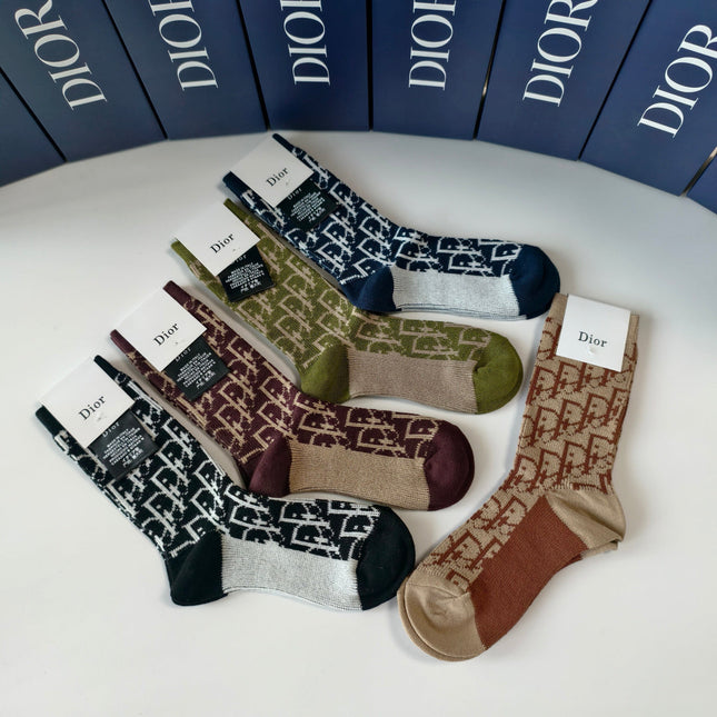 DIOR 26S CREW SOCKS 394043 (1 BOX)