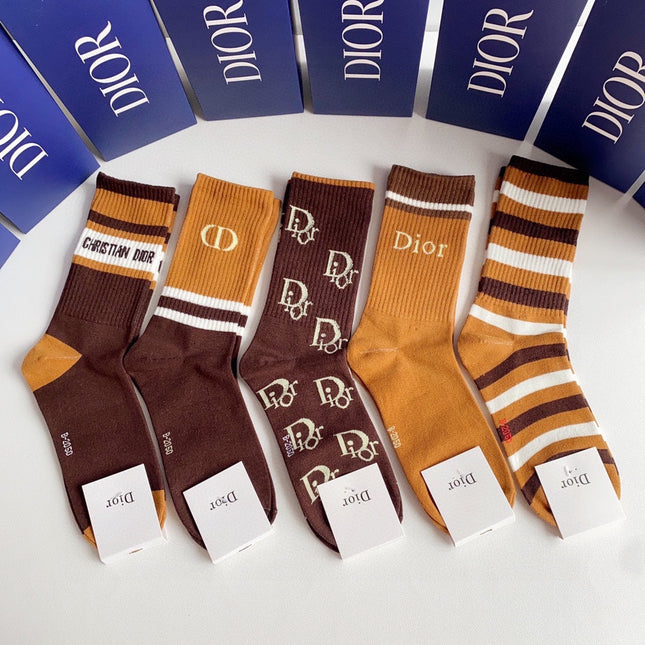 DIOR 26S CREW SOCKS 394044 (1 BOX)