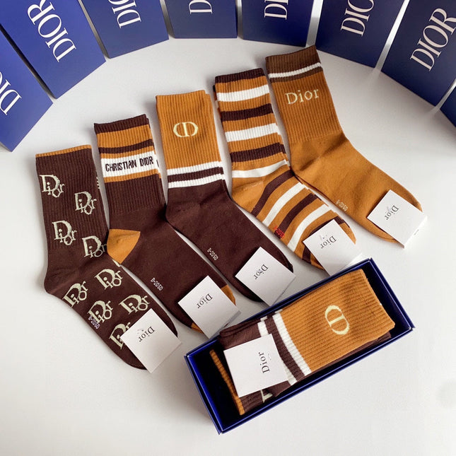 DIOR 26S CREW SOCKS 394044 (1 BOX)