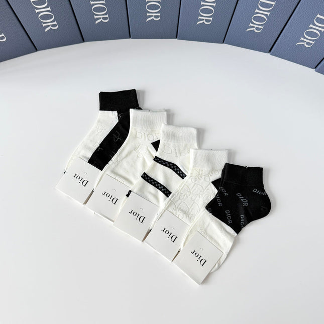 DIOR 26S ANKLE SOCKS 400143 (1 BOX)