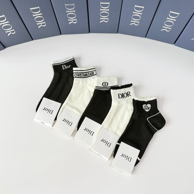 DIOR 26S ANKLE SOCKS 402516 (1 BOX)