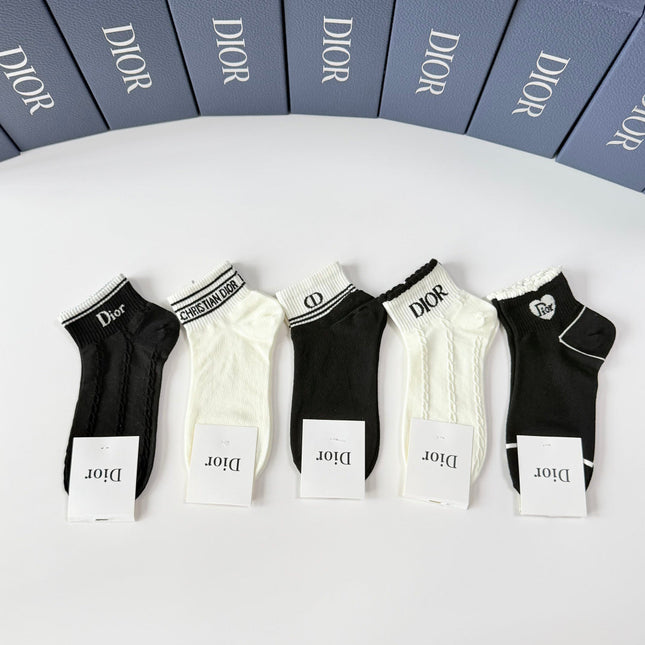 DIOR 26S ANKLE SOCKS 402516 (1 BOX)