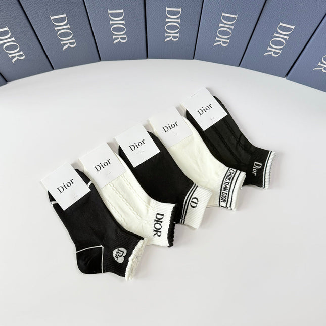 DIOR 26S ANKLE SOCKS 402516 (1 BOX)