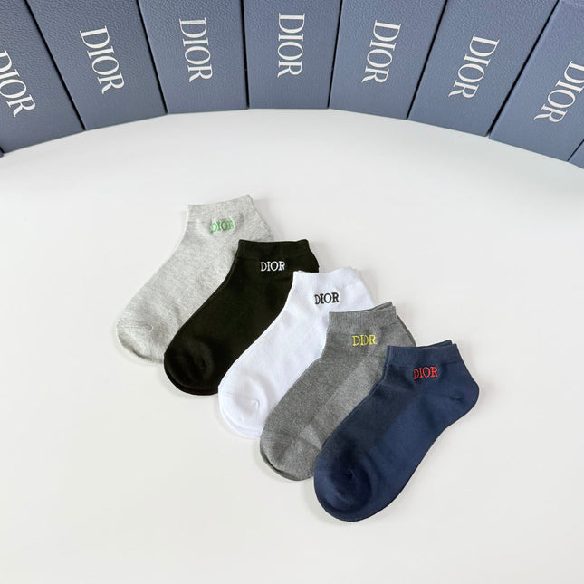 DIOR 26S ANKLE SOCKS 402518 (1 BOX)
