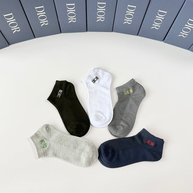 DIOR 26S ANKLE SOCKS 402518 (1 BOX)