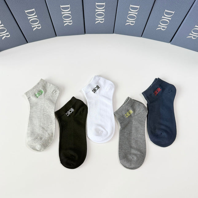 DIOR 26S ANKLE SOCKS 402518 (1 BOX)
