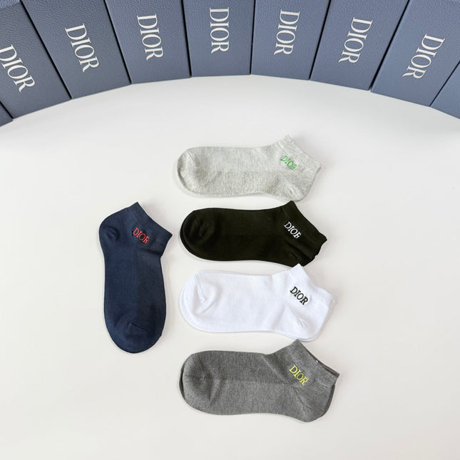 DIOR 26S ANKLE SOCKS 402518 (1 BOX)