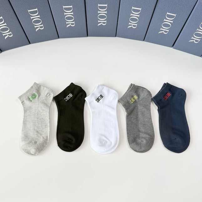 DIOR 26S ANKLE SOCKS 402518 (1 BOX)