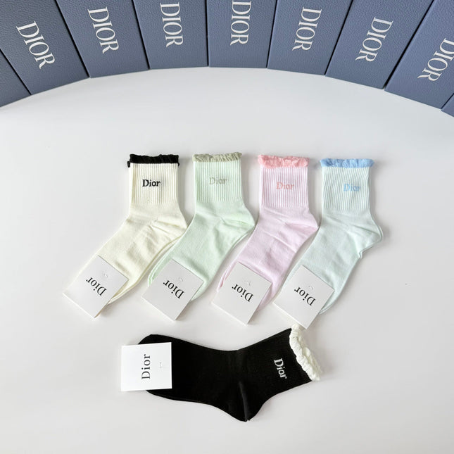 DIOR 26S ANKLE SOCKS 415691 (1 BOX)