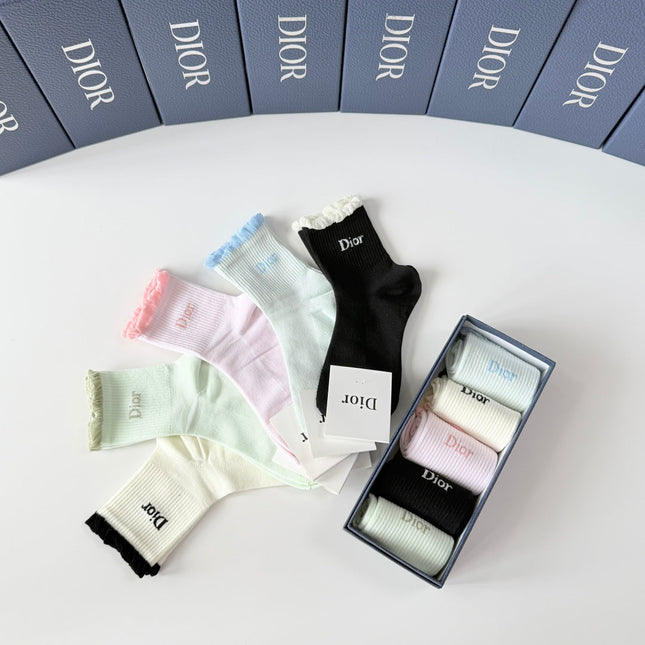 DIOR 26S ANKLE SOCKS 415691 (1 BOX)