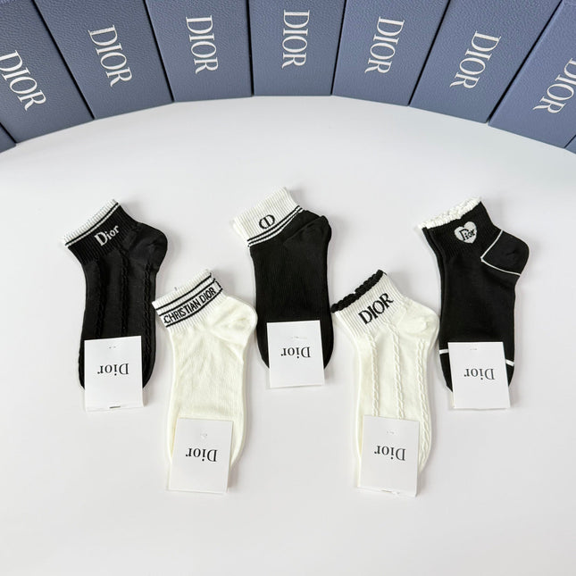 DIOR 26S ANKLE SOCKS 415701 (1 BOX)