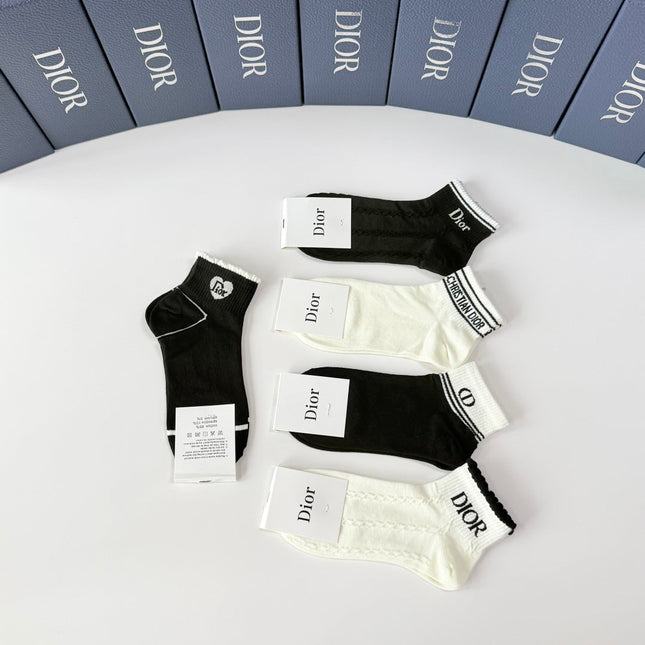 DIOR 26S ANKLE SOCKS 415701 (1 BOX)