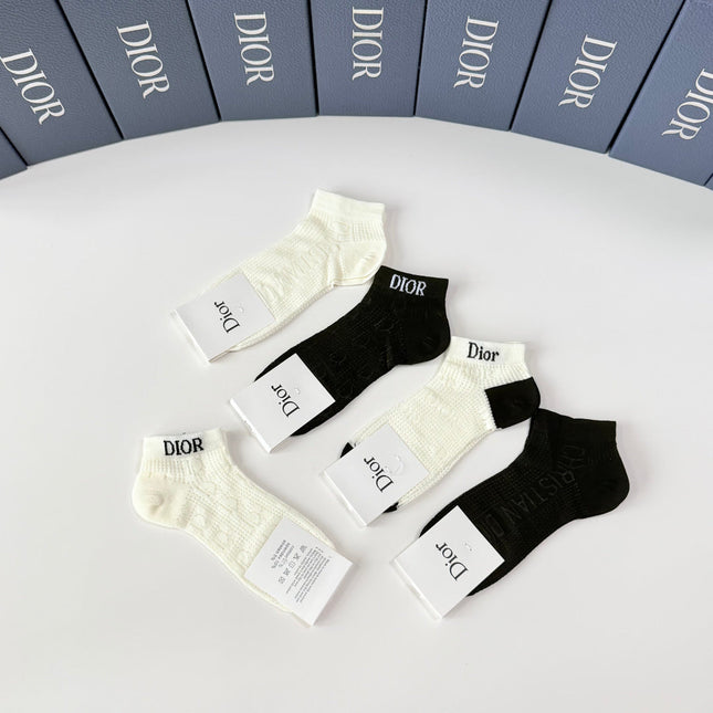 DIOR 26S ANKLE SOCKS 415702 (1 BOX)