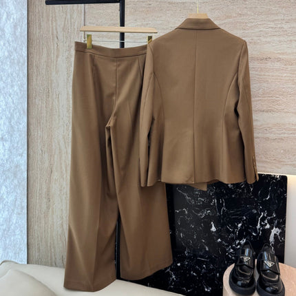 MAX MARA 25S SET VEST BLAZER 014