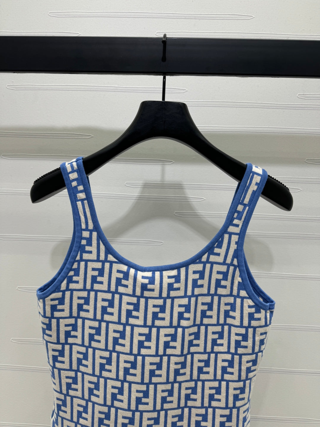 FEND 25S FLORAL LOGO KNITTED CAMISOLE 264227