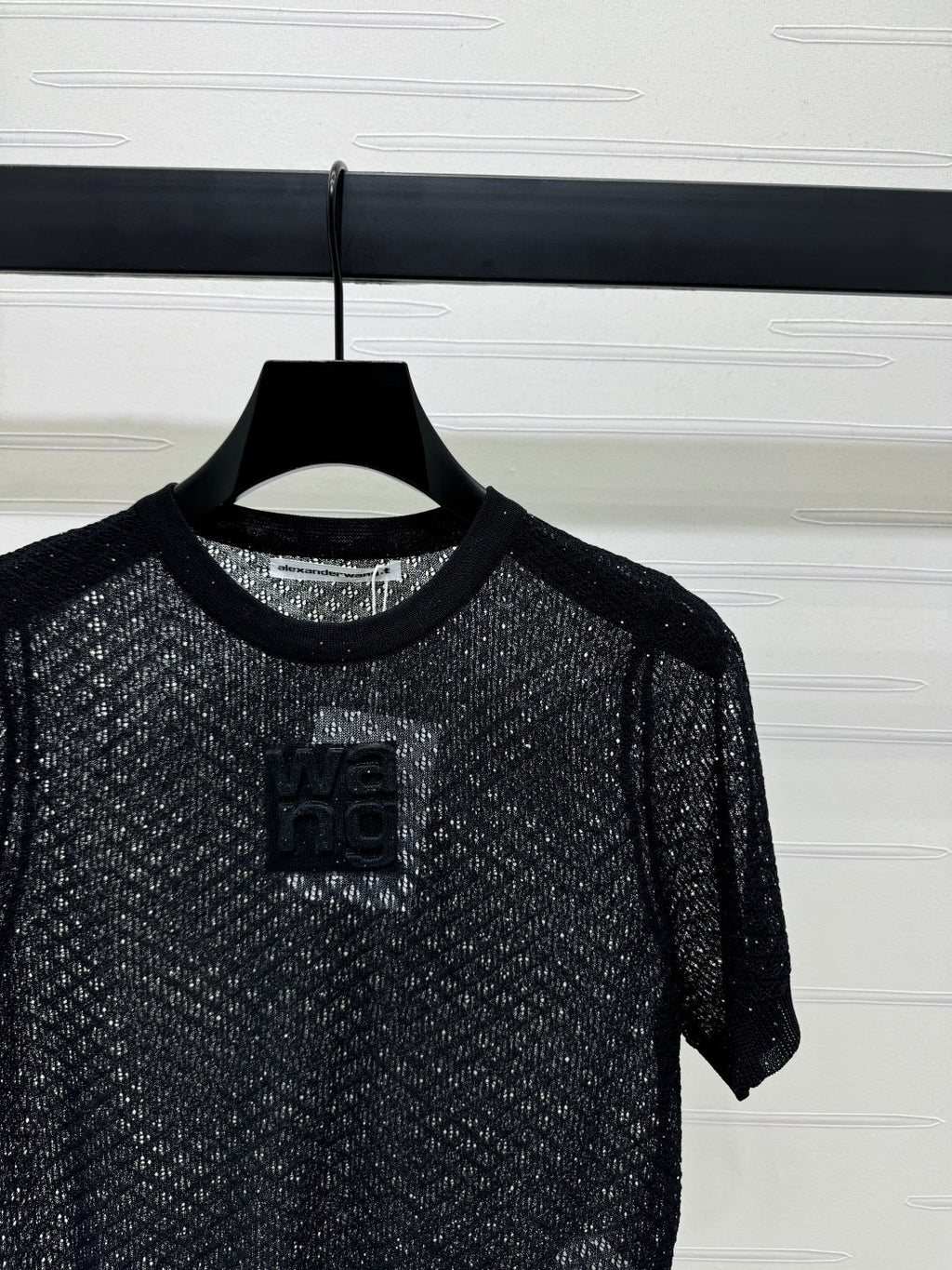 ALEXANDER WANG KNITTED SHORT-SLEEVE TOP 274968