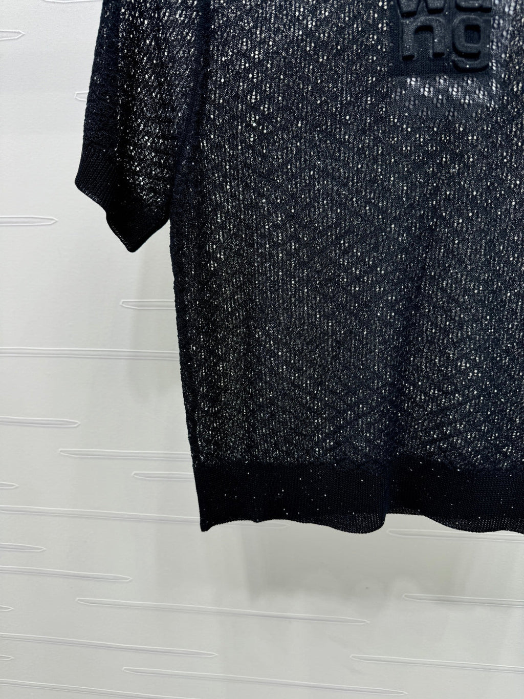 ALEXANDER WANG KNITTED SHORT-SLEEVE TOP 274968