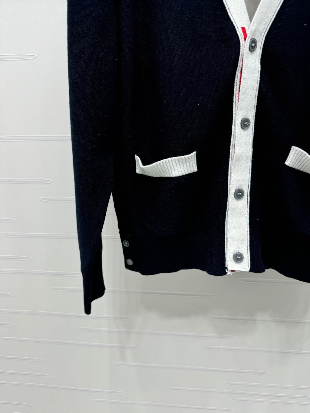 THOM 25S V-NECK KNIT CARDIGAN 264212