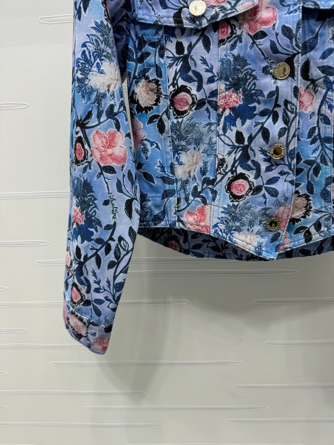 LV 25S PRINTED DENIM JACKET 264199