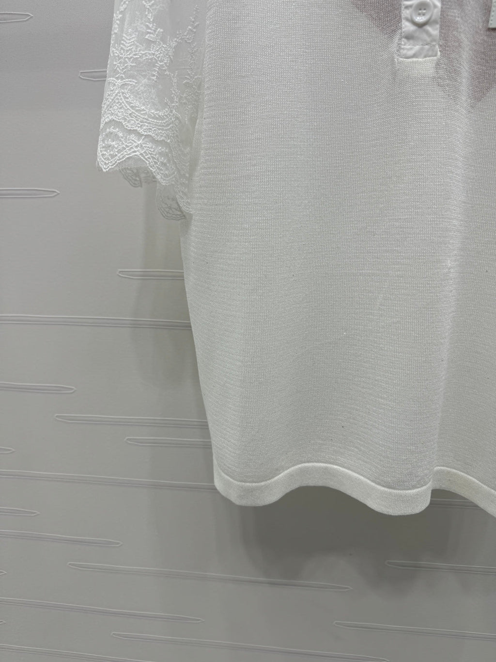 MIU 25SSEE THROUGH COLLAR SHIRT 264111