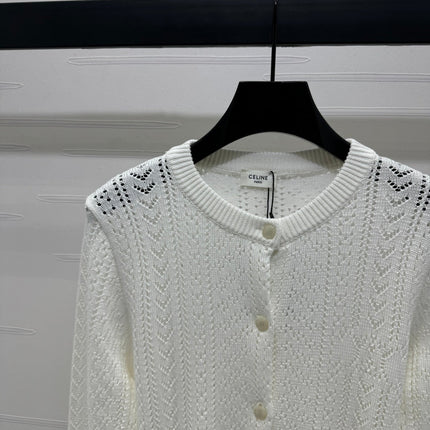 CELINE 25S LONG SLEEVE CARDIGAN 264103