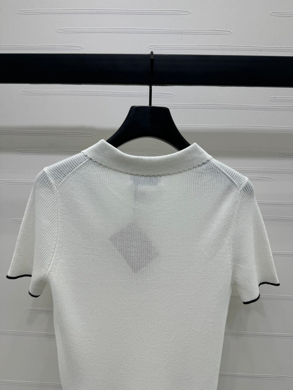 MIUMIU SHORT-SLEEVE KNIT POLO 269424
