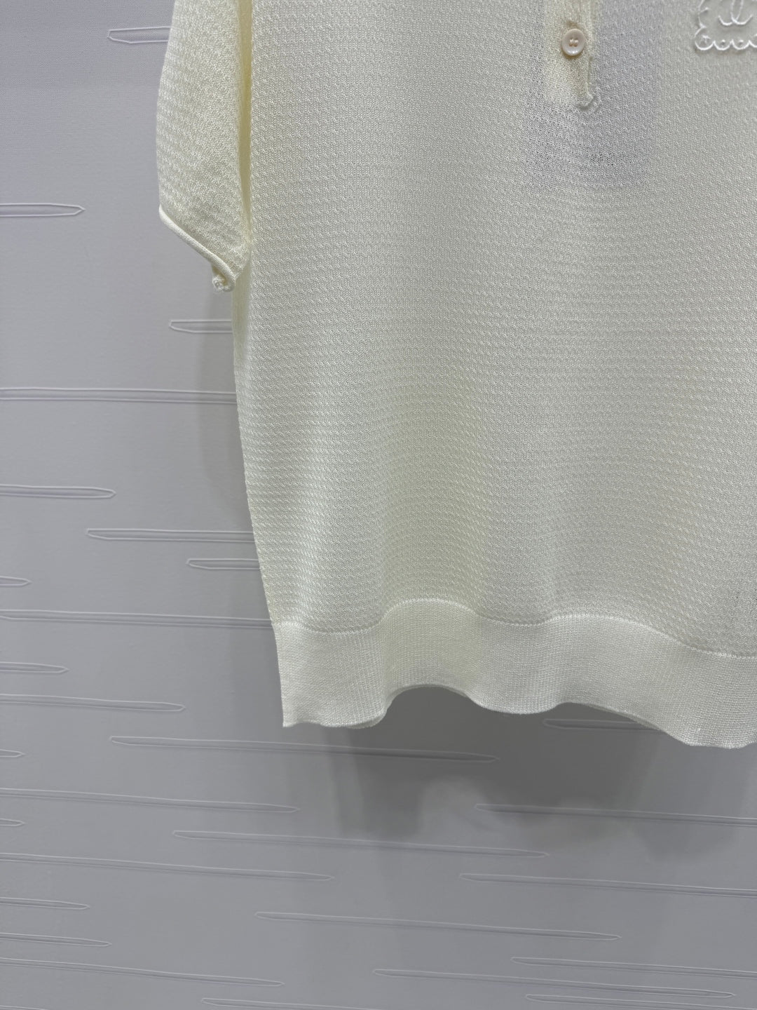 CHANEL POLO SHIRT WHITE 274896