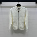 LV ZIP-UP LONG-SLEEVE KNIT CARDIGAN 274960