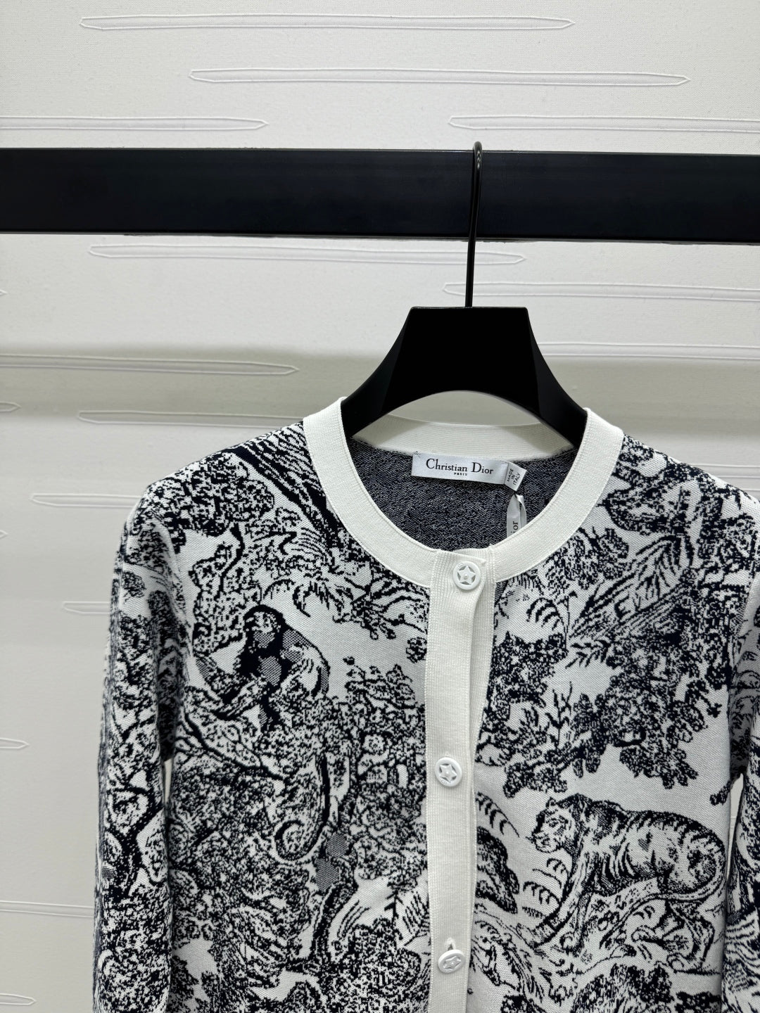 DIOR JACQUARD KNIT CARDIGAN 274879