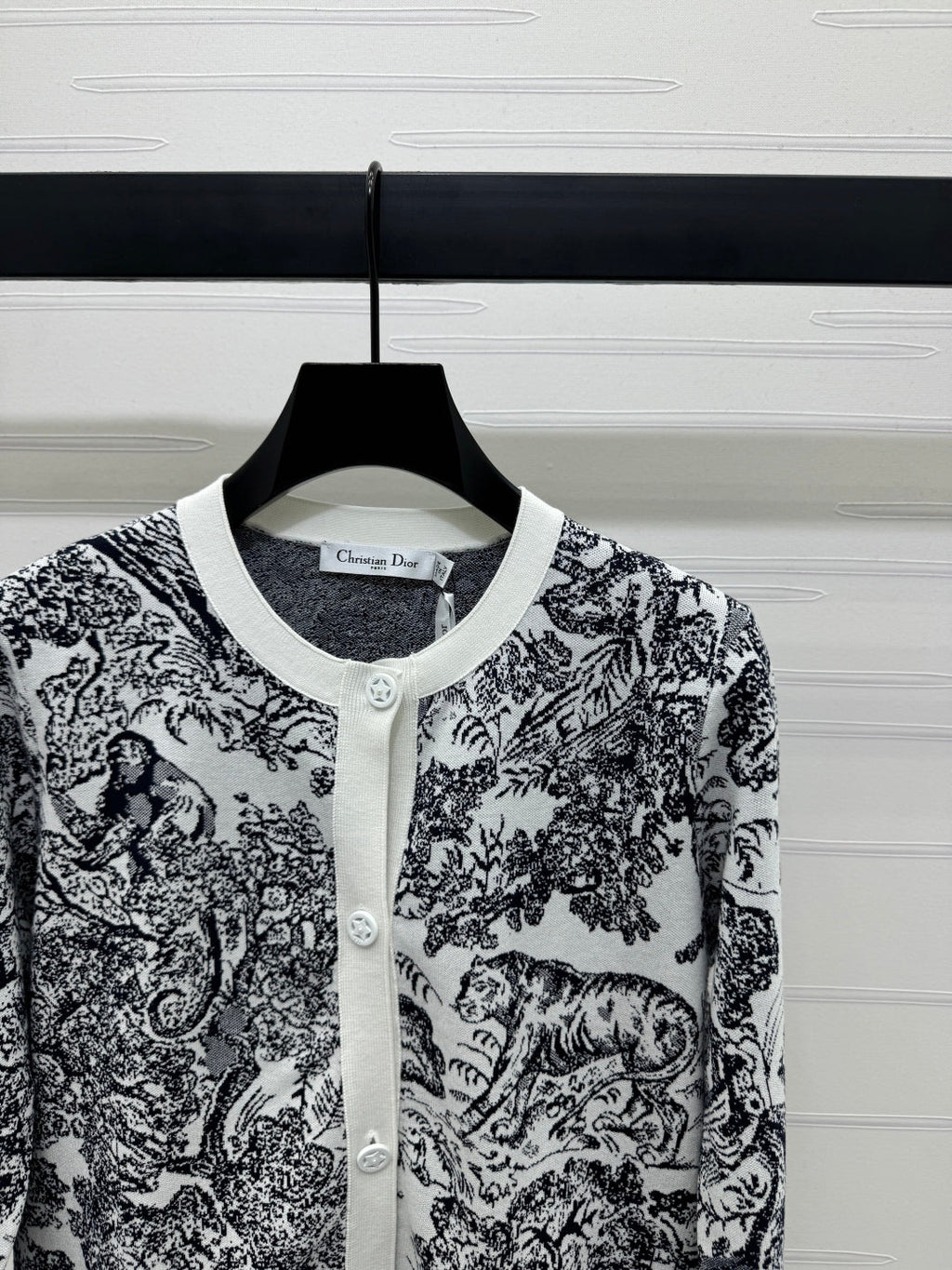 DIOR JACQUARD KNIT CARDIGAN 274879