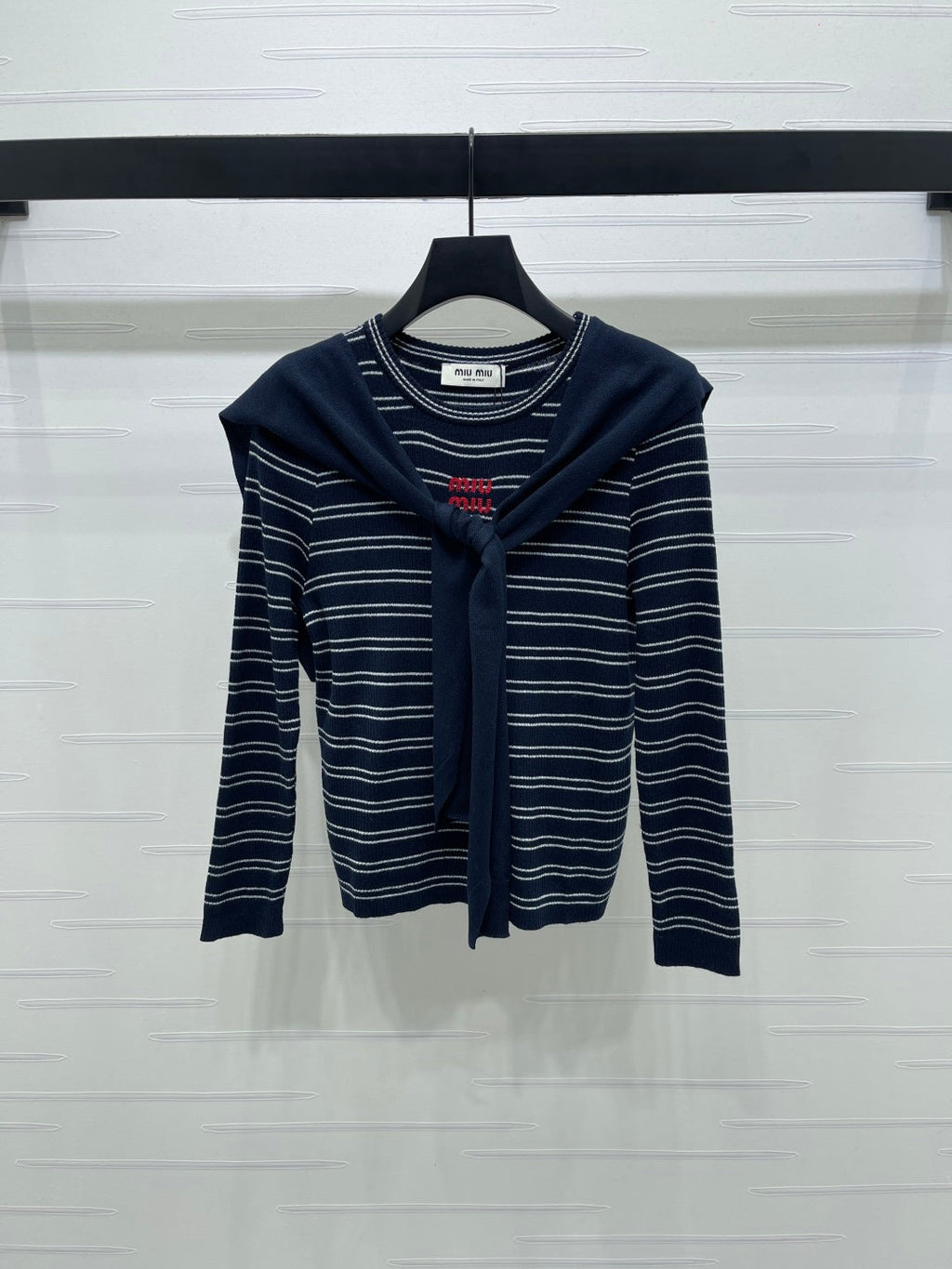 MIUMIU COWL NECK KNITTED SWEATER STYLE 481