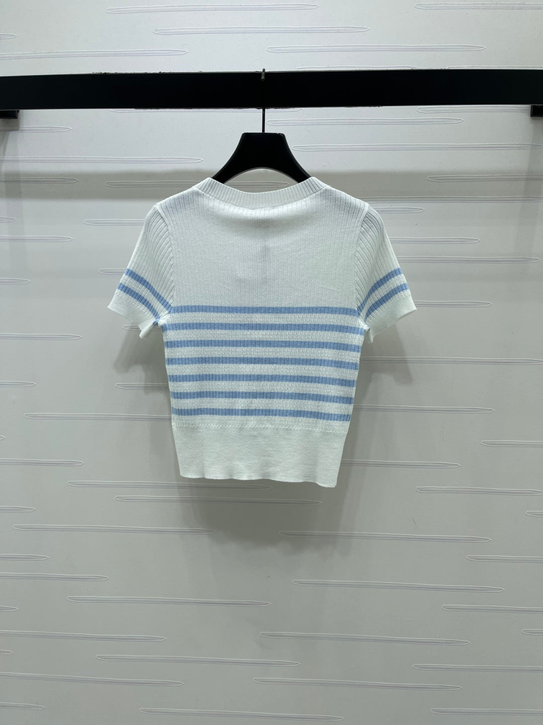 CHANEL 26S SHORT-SLEEVED KNIT SHIRT STYLE 1168